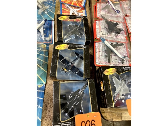 4 Die Cast Model Planes