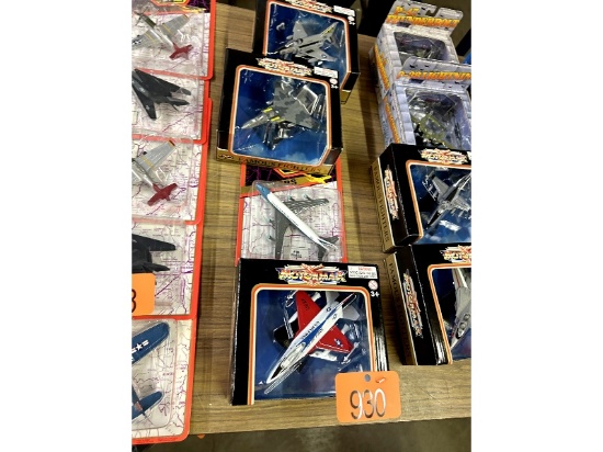 4 Die Cast Model Planes