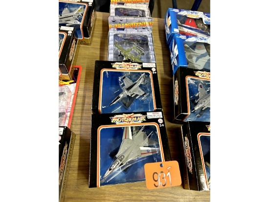 4 Die Cast Model Planes