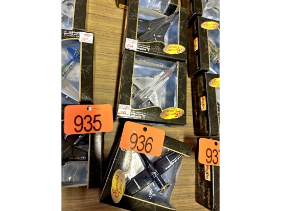 4 Die Cast Model Planes