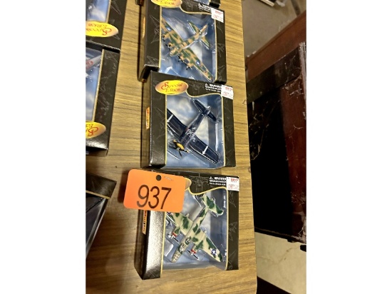 4 Die Cast Model Planes