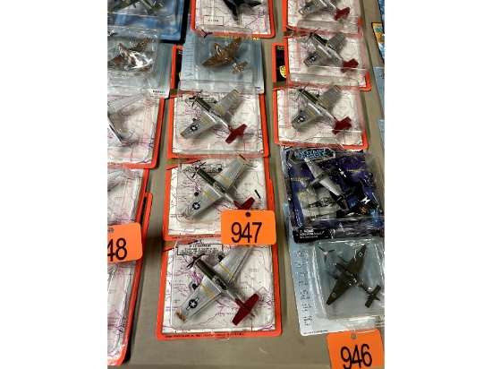 5 Die Cast Model Planes