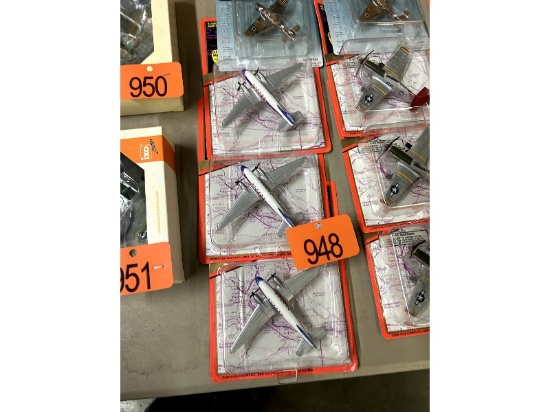 5 Die Cast Model Planes