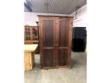Slatted Pine Wardrobe