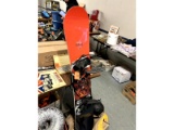 Barton Dragon Snowboard, Helmet & Bag