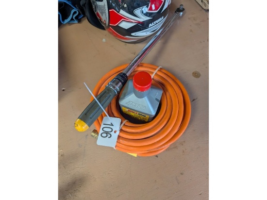 Air Hose, Oil & Torque Wrench