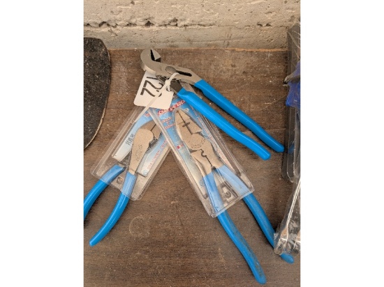 3 Pairs of New Channel Lock Pliers