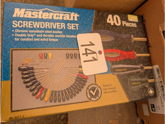 New Mastercraft Screwdriver Set