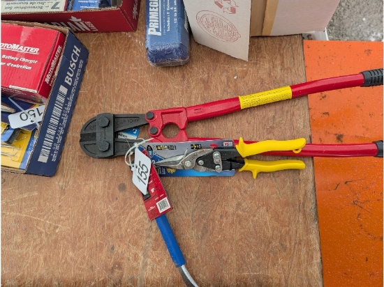 New Bolt Cutters, Tin Snips & Nail Puller