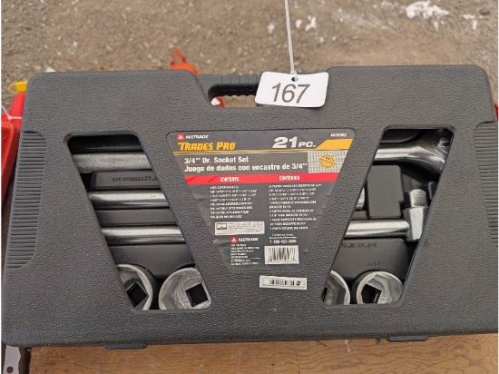 New Alltrade 3/4" Socket Set