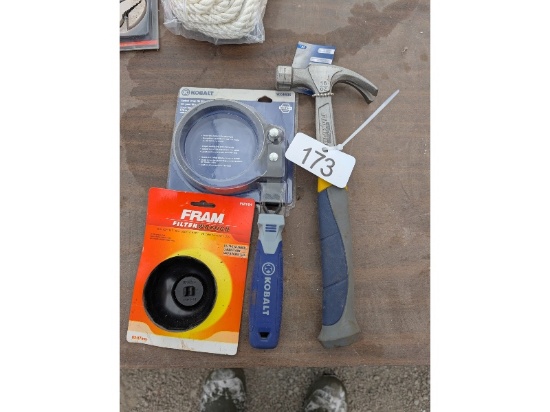 New Framing Hammer & Filter Wrenches
