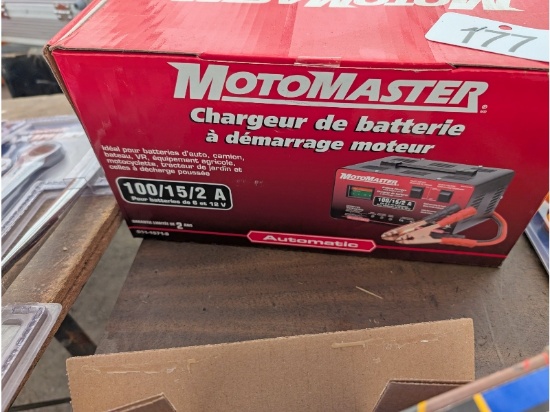 New MotoMaster Battery Charger