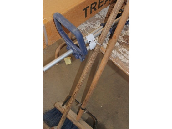 Fusion Tiller Attachment, Broom & Squeegee