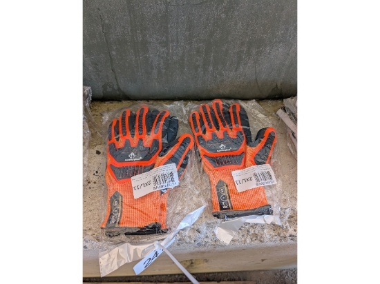 2 Pairs of 2XL Gloves