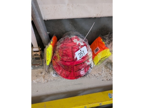2 New Hard Hats & Sun Shade
