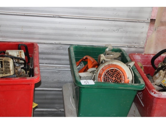 3 Totes of Stihl Parts