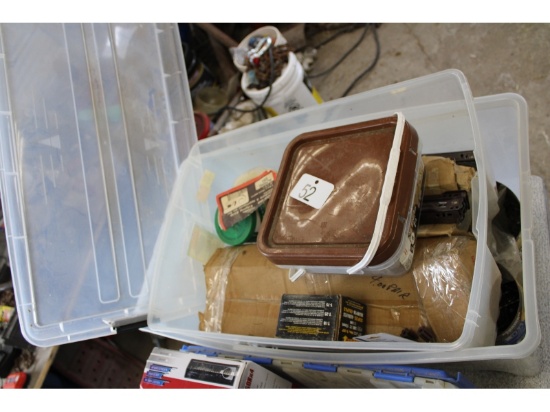2 Totes of Assorted Construction Materials