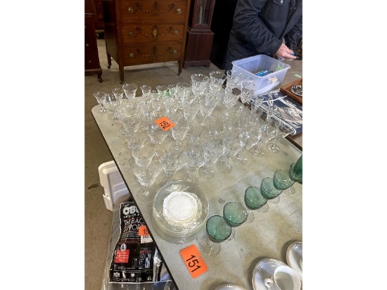 Lot of Crystal Glasses