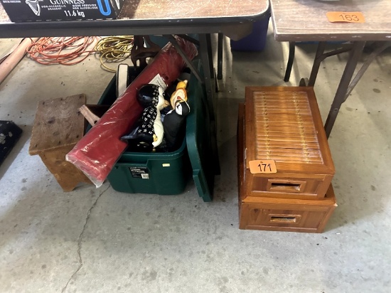 Storage Bins, Etc.