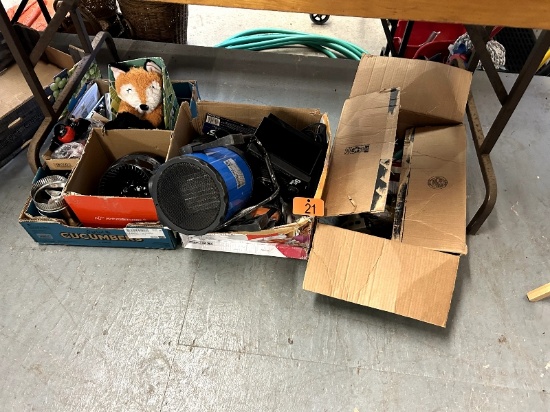3 Boxes of Assorted Housewares