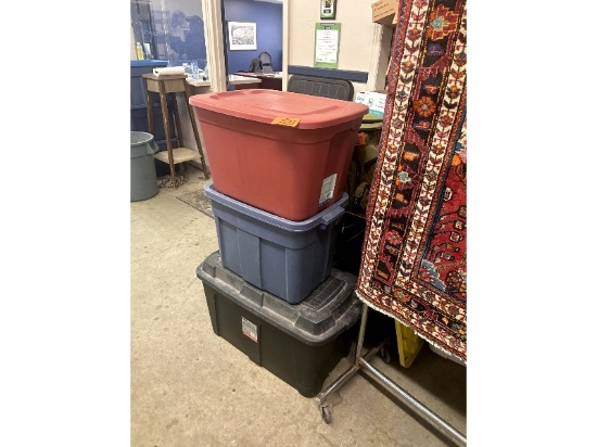 3 Empty Totes