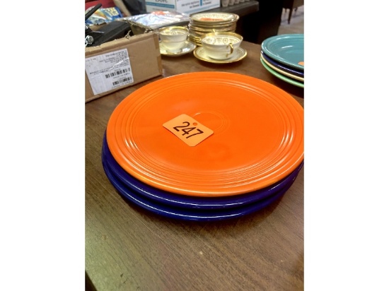 3 Fiesta Plates - 12"