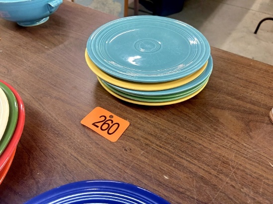 6 Fiesta Plates - 9.5"