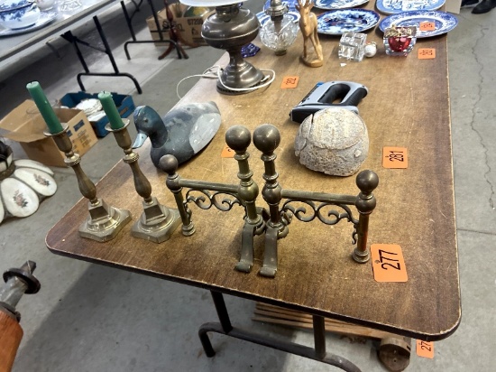 Book Ends & Candlesticks