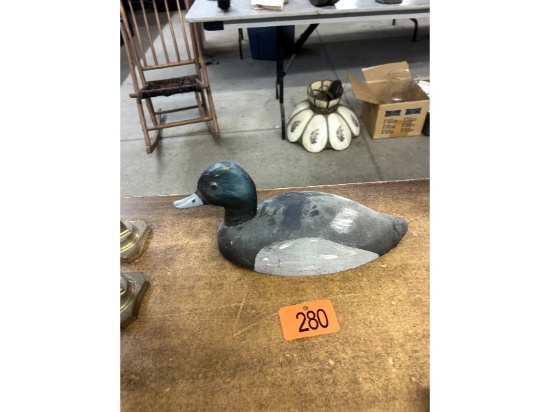 Carved Wooden Duck