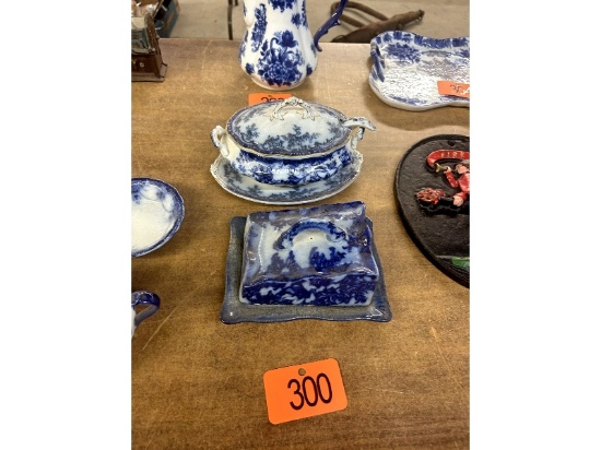 Flo Blue Covered Dishes
