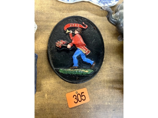 Cast Iron Fire Plaque