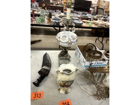 Lamp, Vase, Etc.
