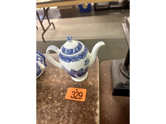 Blue Willow Coffee Pot