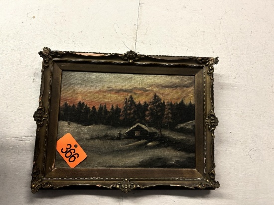 Framed Oil Painting