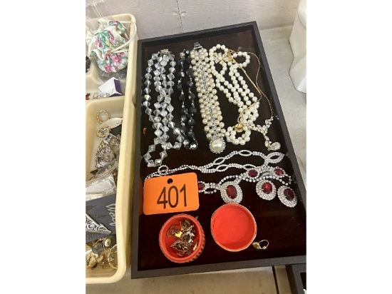 Tray of Jewelry