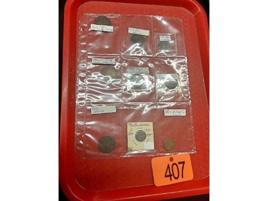 Tray of Coins
