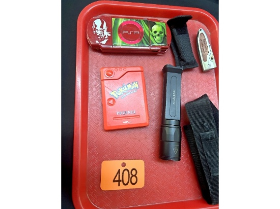 PSP , Knife, Flashlight, Etc.