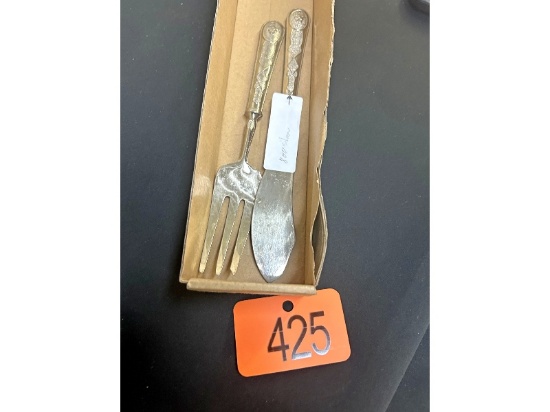 800 Silver Knife & Fork