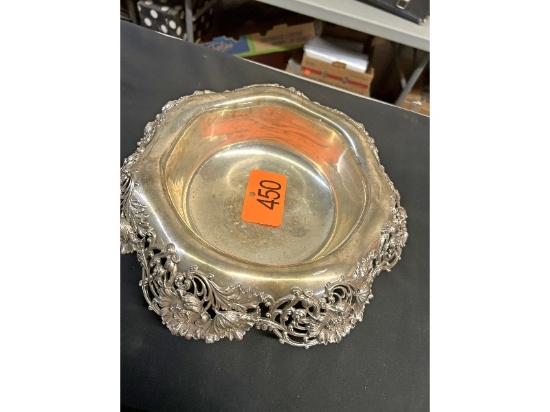 13" Sterling Silver Bowl Made By Theodore B Starr
