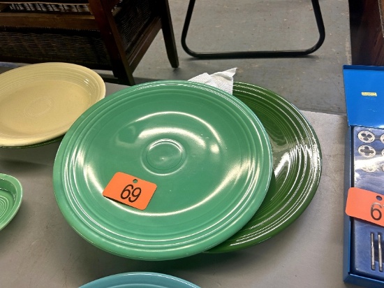 2 Fiesta Plates - 14"