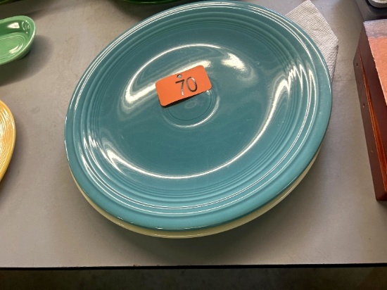 2 Fiesta Plates - 14"