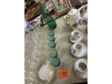 Row of Glassware