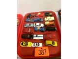 Tray of Toy Cars
