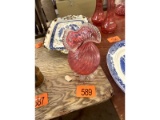 Cranberry Glass Vase