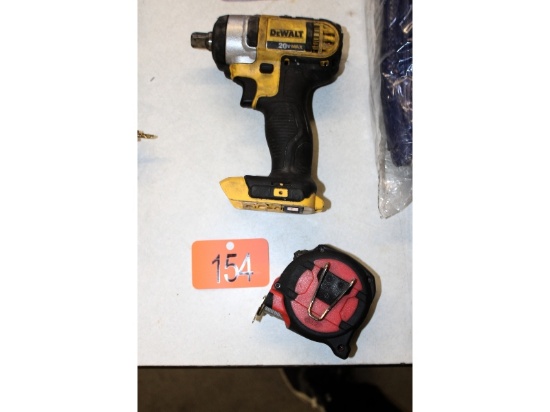 Dewalt 20V Compact 1/2" Impact - Works