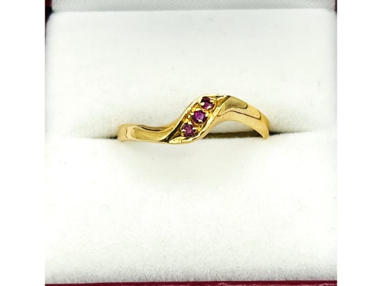 Natural Enhanced Ruby Ring
