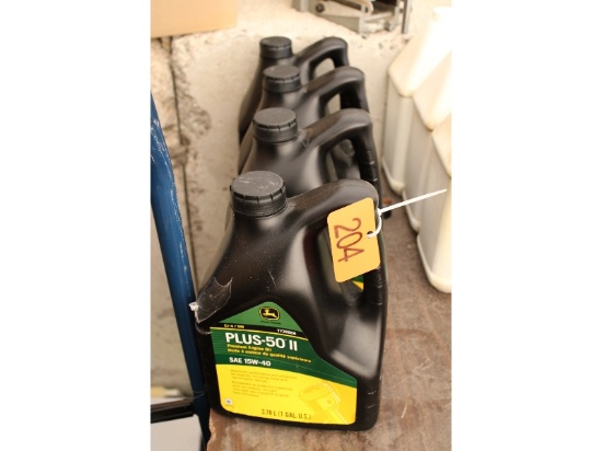 4 Gallons of JD 15W40 Oil
