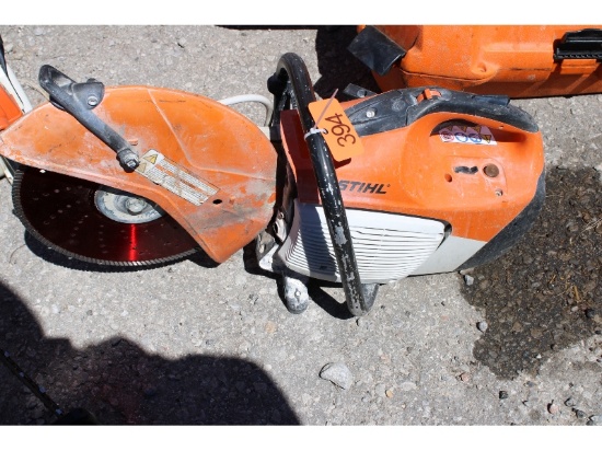 Stihl Gas Cutoff Saw - Runs