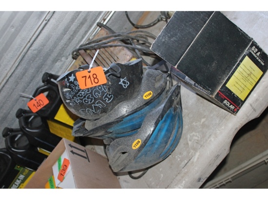 2 Battery Chargers & Bike Helmets