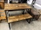 Table & Matching Benches